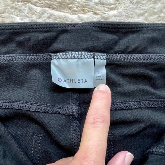 Athleta Moto Ponte Zip Leggings, Size 10 (#923) - Picture 6 of 12